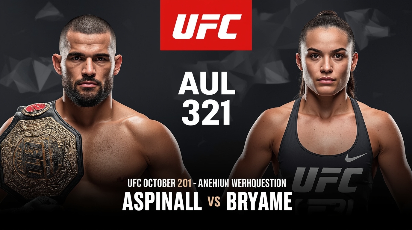 UFC 321 Heute: Aspinall vs Gane, Uhrzeit und Stream