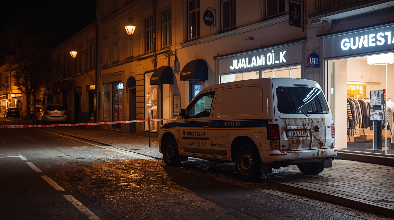 Rammbock-Einbruch bei Juwelier in Tulln erschüttert Innenstadt