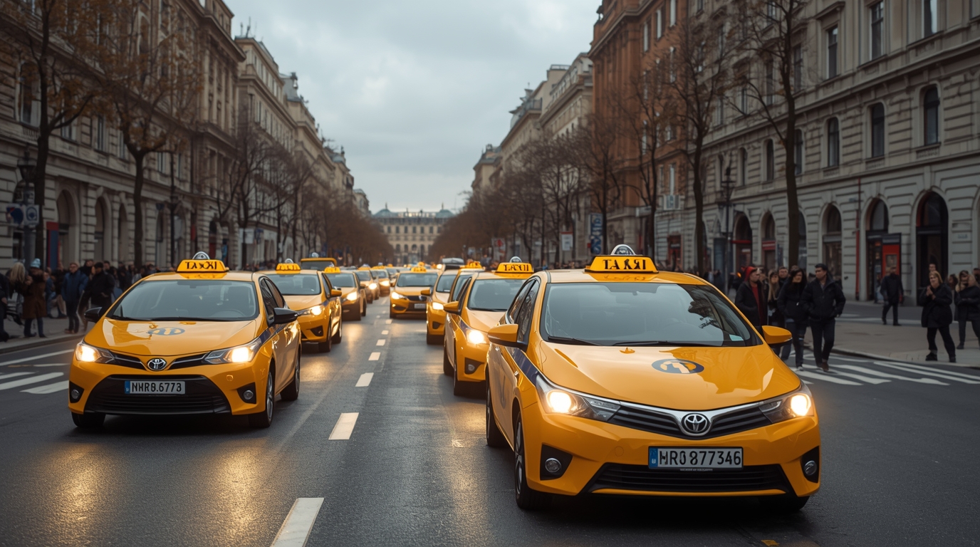 Taxi-Demo in Wien: Was heute wirklich auf der Straße passiert