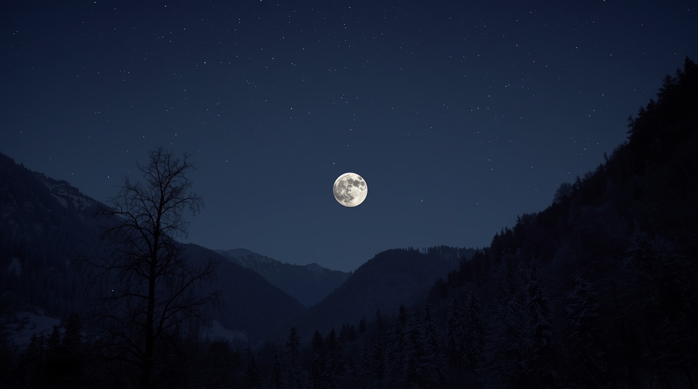 Vollmond im Dezember: Spektakuläre Mond-Show über Österreich